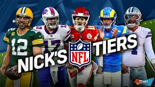 Chiefs dubbed the ‘disrespected dynasty’ in Nick's latest NFL Tiers | NFL | FIRST THINGS FIRST