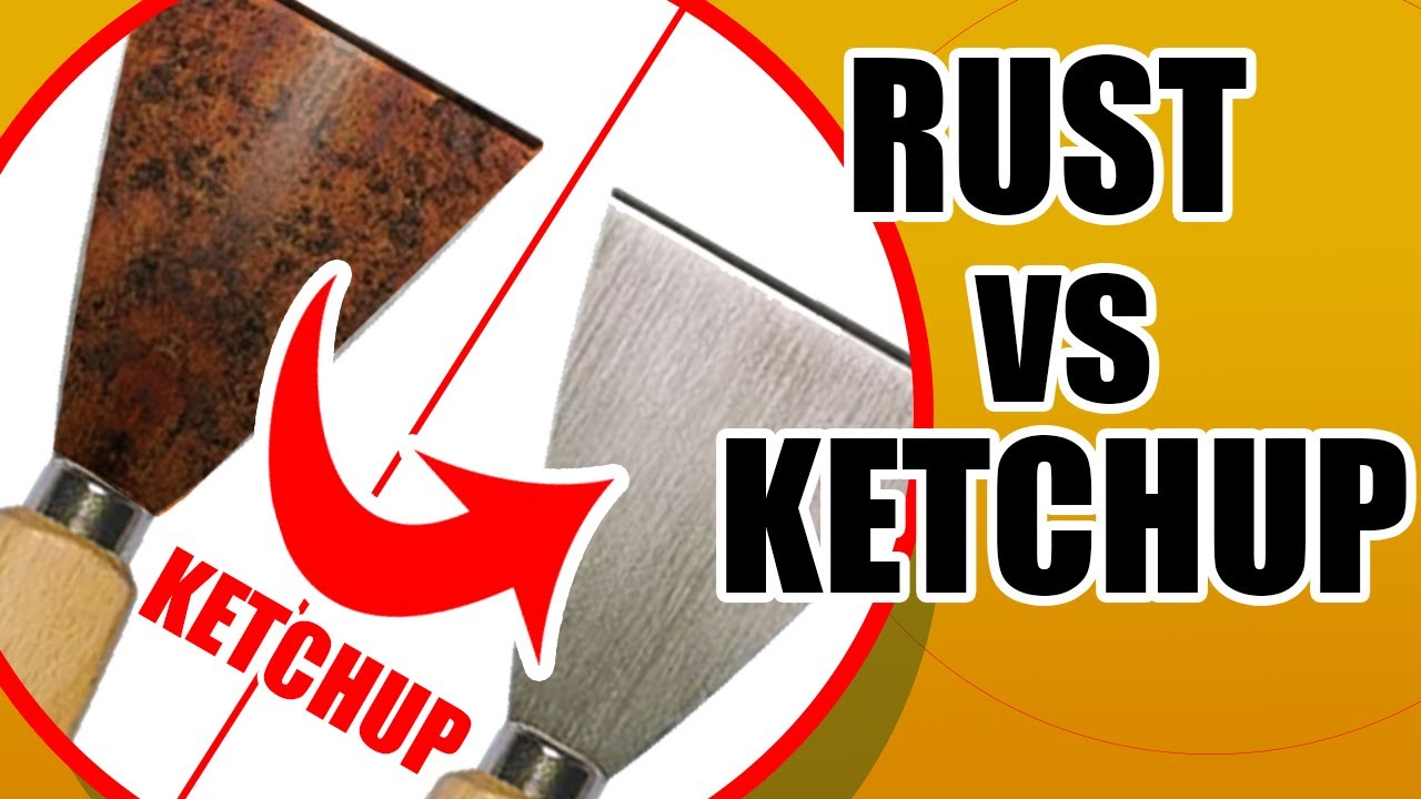 RUST vs KETCHUP challenge! will it work ? YouTube