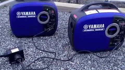 Maximize Power: Twin Yamaha ef2000is Inverter Generators Connected