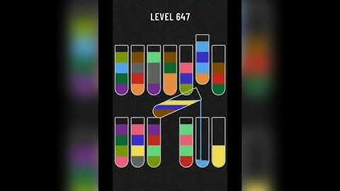 Water sort puzzle level 647