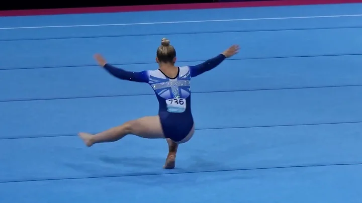 Ruby Evans - Floor - 2022 European Championships J...