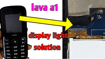 lava a1 display light solution / lava a1 display light jumper