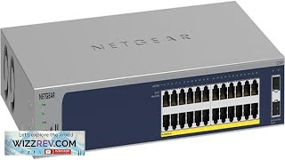 NETGEAR 26-Port PoE Gigabit Ethernet Smart Switch (GS724TP) Managed 24 x Review