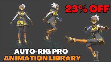 Auto Rig Pro : Animation Library | 23% OFF for 23 Days | Animate Any Character in Blender