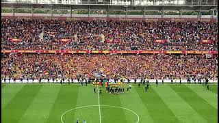 AMBIANCE FIN DU MATCH LENS LILLE 🔥💛❤️