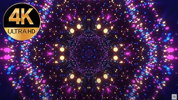 6 hours 4k TV Sci-Fi Big-Screen Visuals Metallic color Flashing Relaxing background Video meditation