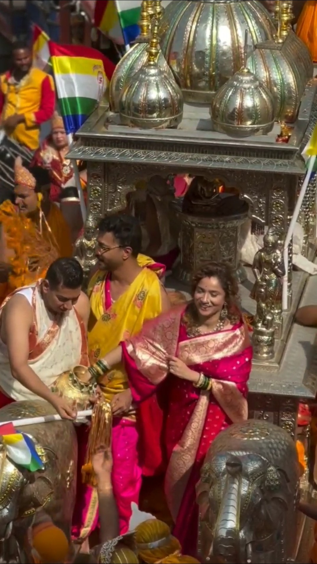 #ankitalokhande #vikasjain are perfect spiritual partners ??❤️ #filmykalakar