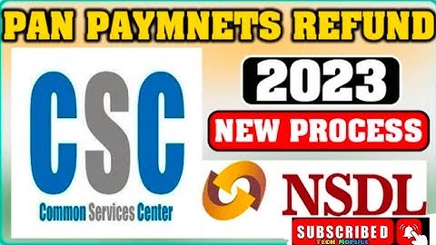 Csc Nsdl pan card failed transaction refund | Csc Nsdl pan card somthing went wrong | Csc pan apply