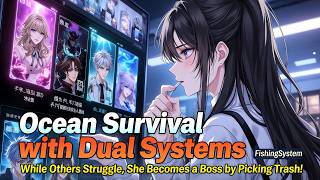 Ocean Survival with Dual Systems: While Others Struggle, She Becomes a Boss by Picking Trash!