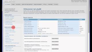 phpBB-Tutorial: den Namen des Boards und die Beschreibung ändern 3.0.12