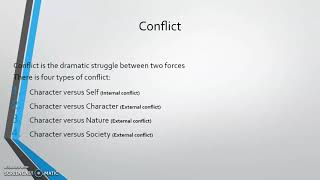 External Vs. Internal Conflict