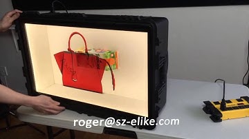 Crystal frame display Demo case (It is not Transparent LED  Display)