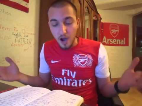 არსენალის გულშემატკივარი რეპავს