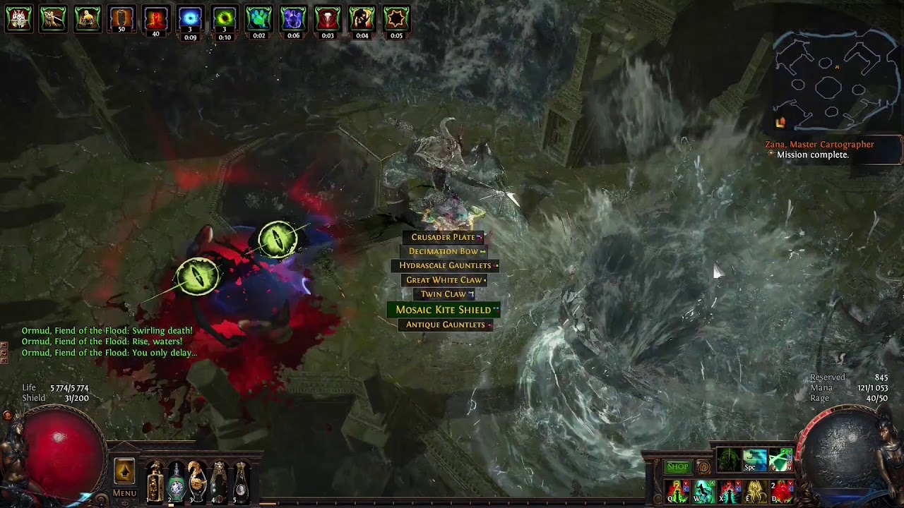 PoE 3.13 - The boss of Forking River actually talks backward !