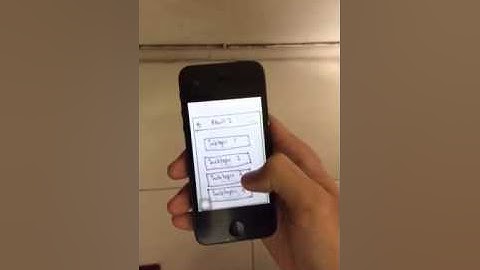 HCI project - Paper Prototype