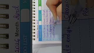 Perfect Weekly Planner Setup ✍️📒 | Satisfying Study Routine #shorts #study #productivity