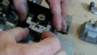 Suzuki GS 550 E carburettor float assembly re-build tutorial   part 2