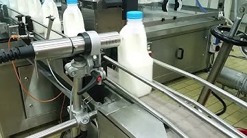 Máy in phun LINX - in date trên chuyền nước.