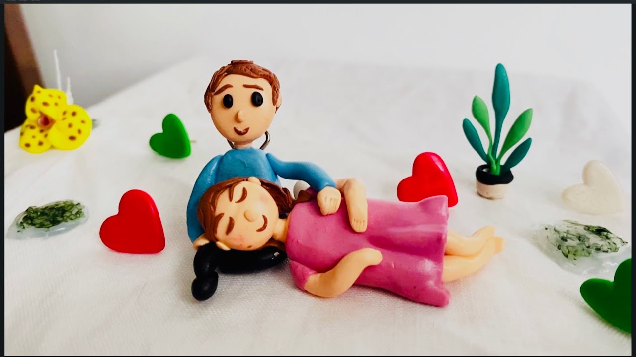 Clay Couple Moments That’ll Melt Your Heart ❤️ | Easy Clay Tutorial for Beginners