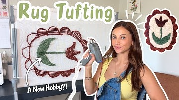 Rug Tufting For ULTIMATE Beginners! ( Clawlab Review + Unboxing )