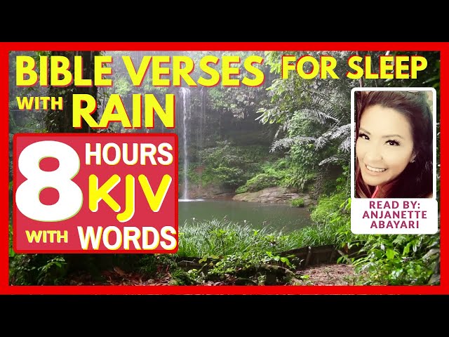 Bible Verses for Sleep KJV | Bible Verses with Rain for Sleep | Bible Scriptures KJV | class=