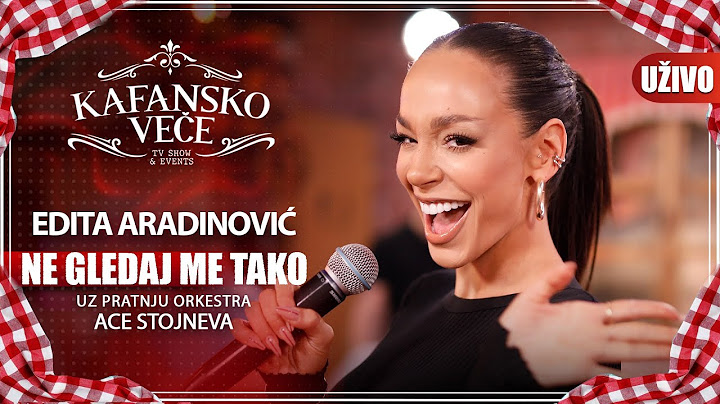 EDITA ARADINOVIC - NE GLEDAJ ME TAKO | UZIVO | (ORK. ACE STOJNEVA) | 2023 | KAFANSKO VECE