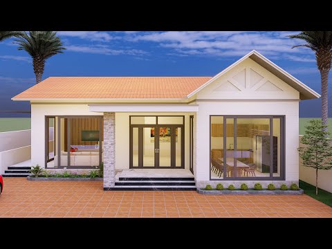 Video Mẫu nhà cấp 4 có mái kết hợp hình khối hiện đại siêu... - youtube
