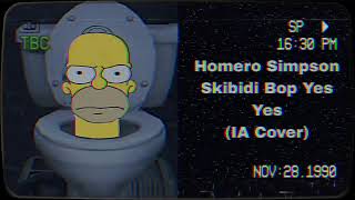 Homer Simpson Skibidi Toilet Ai Cover