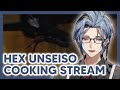 Hex and his 75 inch steak cooking stream nijisanji en