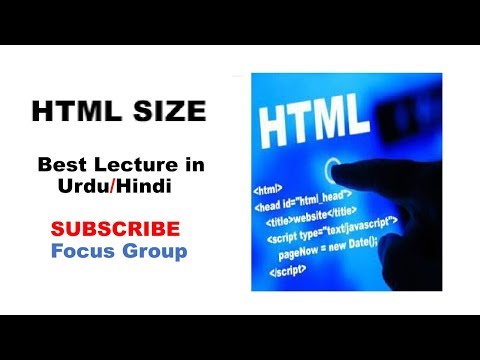 9. Height & Width Attribute | HTML Size | Lecture in Urdu/Hindi