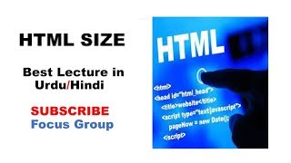9. Height & Width Attribute | HTML Size | Lecture in Urdu/Hindi