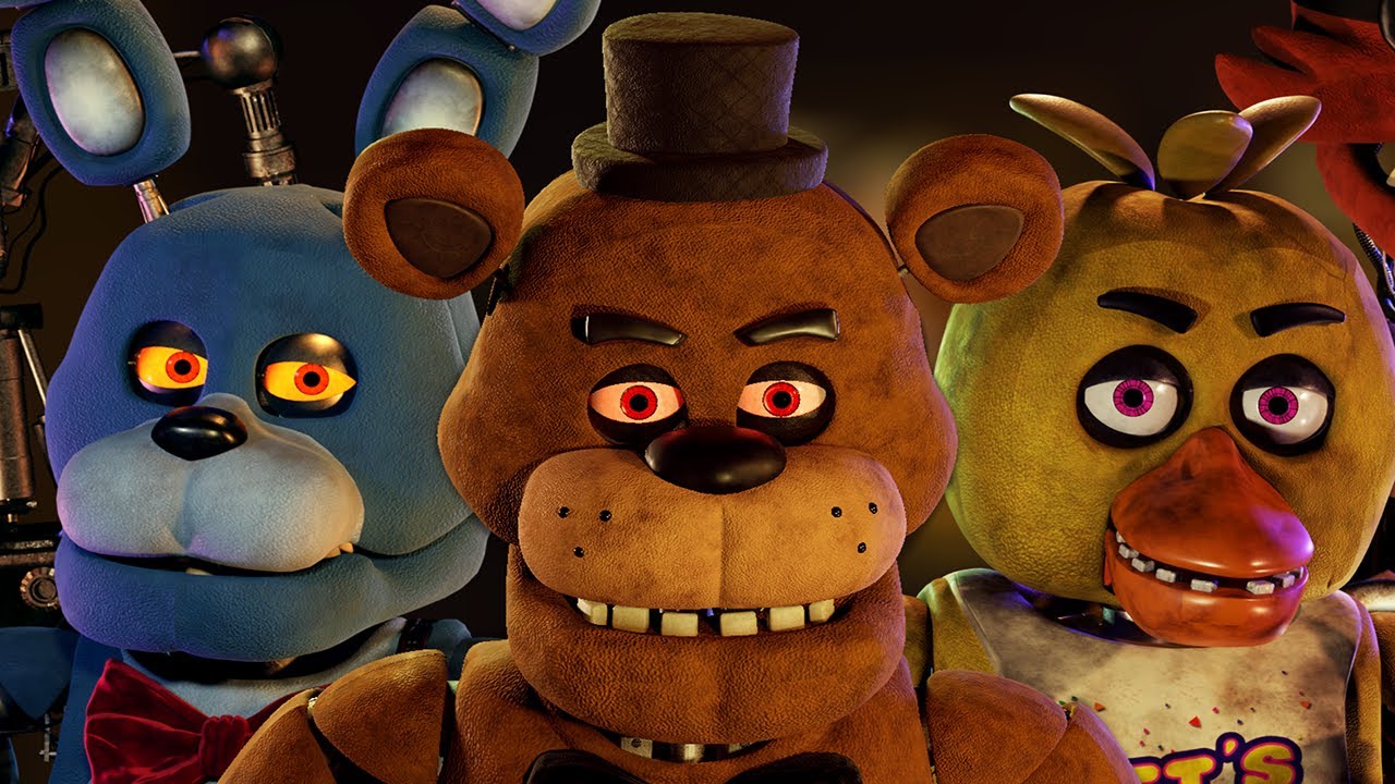 Five Nights at Freddy's Movie Blender Model Pack 