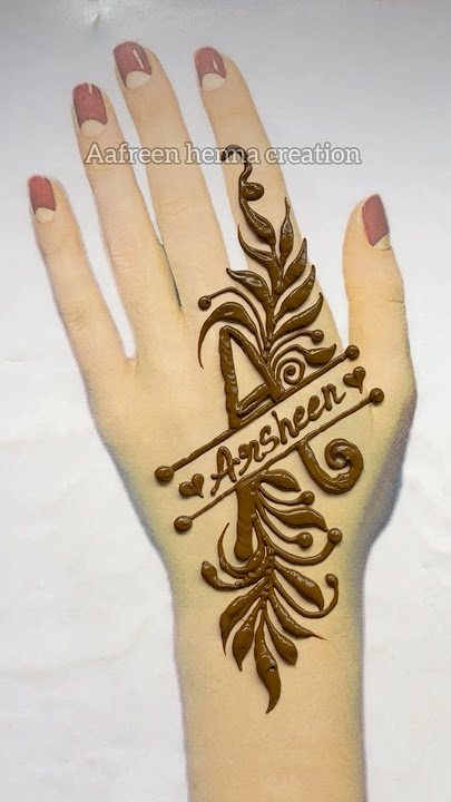 Tag Arsheen beautiful mehndi design #shorts #mehndi #henna #mehandi #youtubeshorts #shortsfeed #art