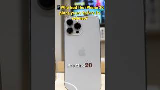 📱Who Had the iPhone 20 Plans Years Before Its Release