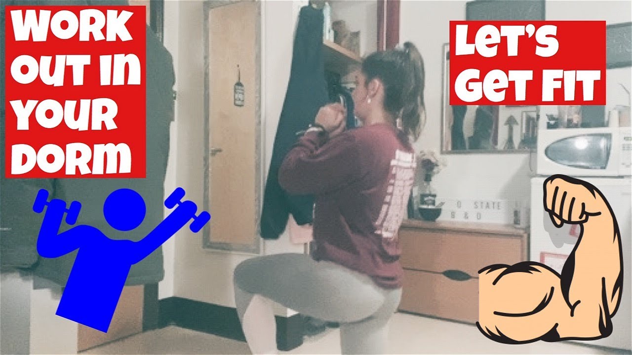 College Dorm Room Workout - YouTube