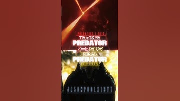 Tracker Predator Vs Feral Predator #predator #yautja #avp #vs #shorts #edit