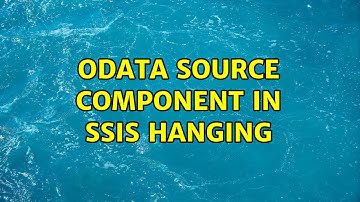 OData Source Component in SSIS Hanging