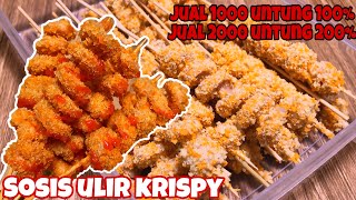 MODAL SOSIS 5RB JADI 54RB | IDE JUALAN JAJANAN 1000AN‼️SOSIS ULIR KRISPY LARIS BANGET