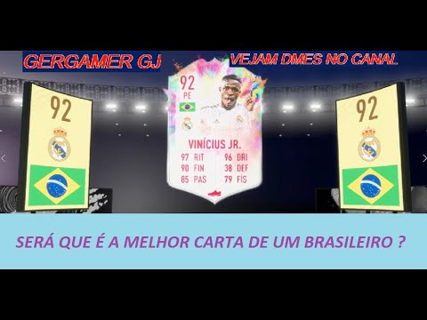 FIFA 20 Resolução DME Vinícius JR. Ótima Carta - YouTube