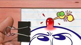 Flip Book Pencilmate Gets A Buzz -In- Buzzer Beater - Pencilmation Cartoons-Part 3