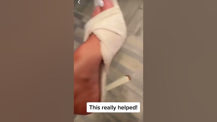 If you need to wear heels for hours, try this hack!