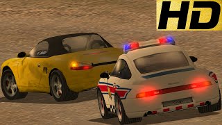 auvergne civil hot pursuit HD [1080p] 2K авернье погоня NFS 5 Porsche Unleashed Boxster S 2000 screenshot 5