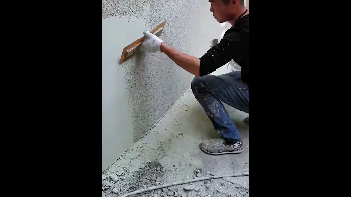 Scraping wall sand paint process