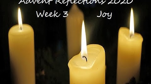 Advent Reflections 2020 Week 3 Joy