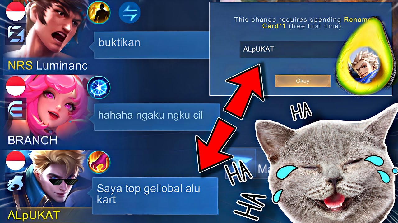 VAMPIRE PRANK GANTI NAMA DAN NGAKU TOP GLOBAL! MALAH DIREMEHKAN PUBLIK🤣 | MLBB