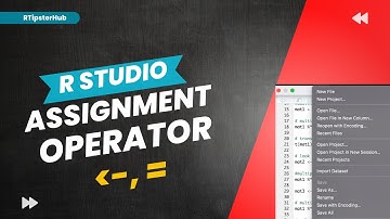 The Assignment Operator in R / Must Know!