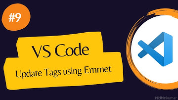 VS Code update HTML tags using emmet