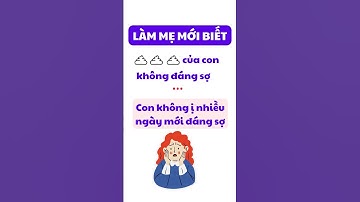 Nỗi lo của Mẹ khi con bị bón #shorts