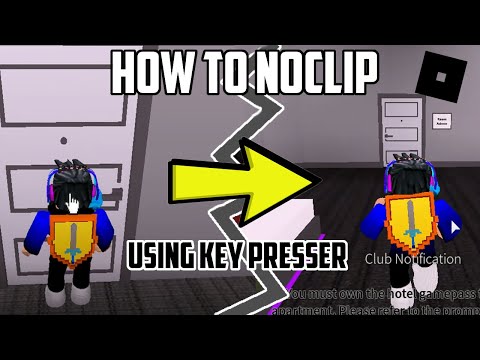 How To Noclip In Roblox Using Key Presser Roblox Zukplays