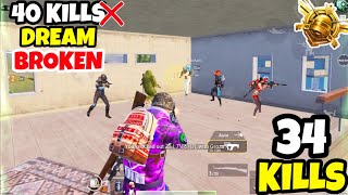 😵They Broke My Dream of 40 Kills AGAIN in PUBG Mobile • (34 KILLS) • PUBGM (HINDI) screenshot 3